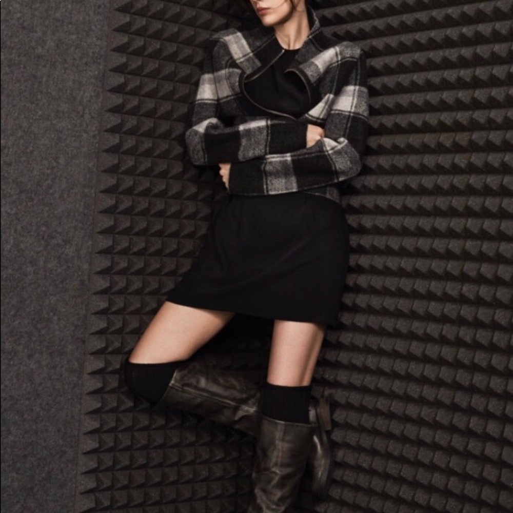 AX wool cardigan with zipper